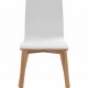 ROWICO Gracy spisestol - hvit laminat/eik 