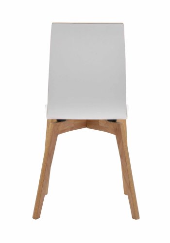 ROWICO Gracy spisestol - hvit laminat/eik 