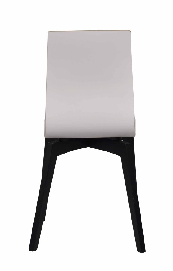 ROWICO Gracy spisebordsstol - hvid laminat/sort eg 