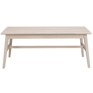 ROWICO Filippa Soffbord - Vitpigmenterad Ek (130 x 70 cm)