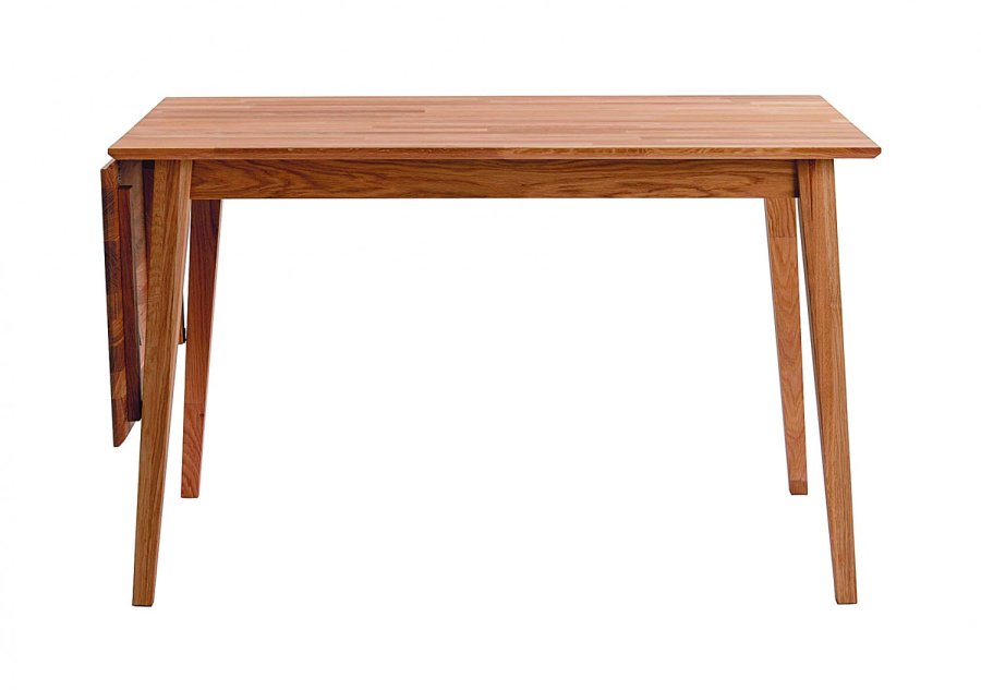 ROWICO Filippa Matbord - Oljad Ek med Klaff (80 x 120 + 45 cm)