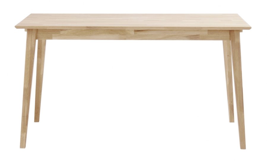 ROWICO Filippa spisebord - hvidpigmenteret eg m. udtrk (140x90)