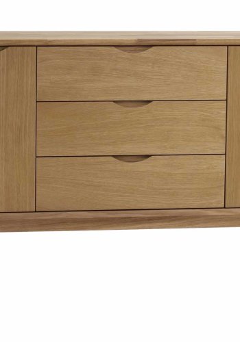 ROWICO Filippa sknk, m. 2 lger og 3 skuffer  - natur egefinér og eg