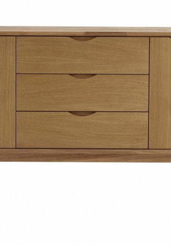 ROWICO Filippa sknk, m. 2 lger og 3 skuffer  - natur egefinér og eg