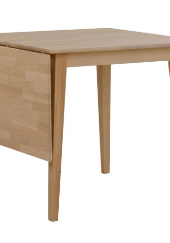 ROWICO Filippa spisebord - olieret eg m. klap (80x80+45)