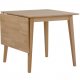 ROWICO Filippa spisebord - olieret eg m. klap (80x80+45)