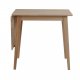 ROWICO Filippa spisebord - olieret eg m. klap (80x80+45)