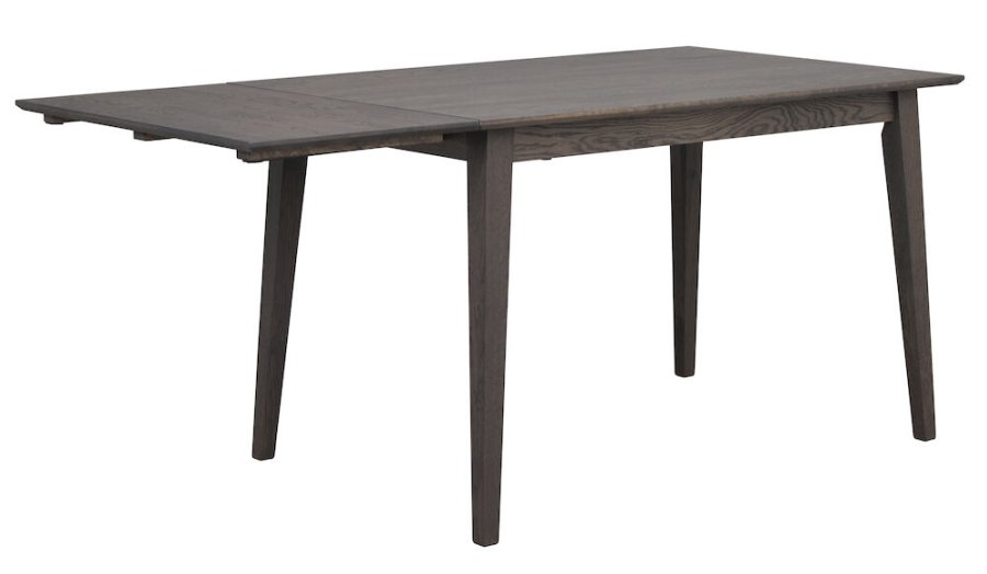 ROWICO Filippa klapbord, kvadratisk - mrkebrun eg (120(+45)x80)