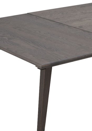 ROWICO Filippa klapbord, kvadratisk - mrkebrun eg (80(+45)x80)