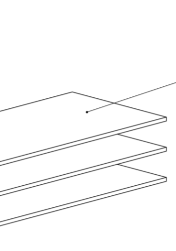 
TVILUM Verona skydedørsskab - hvid/grå træ, 2 skydedøre med hylder
