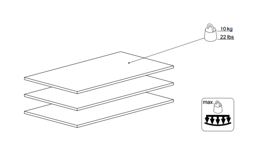 
TVILUM Verona skydedørsskab - hvid/grå træ, 2 skydedøre med hylder
