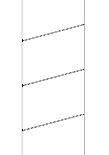 
TVILUM verona garderobeskab - hvid træ, 2 skydedøre
