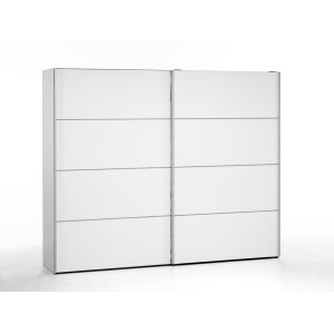 TVILUM Verona skydedrsskab - hvidt tr (2 skydedre)