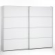 
TVILUM Verona skydedørsskab - hvidt træ (2 skydedøre)
