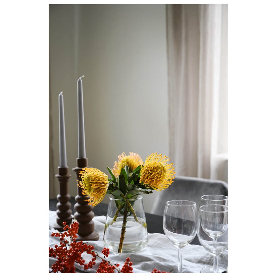 ROWICO rektangulr Yumi spisebord m. udtrk - sort asketrsfiner og gummitr (190x90) 