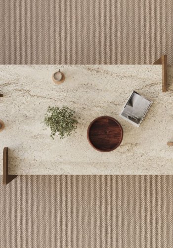 NORDV�RK Leapiri � Travertin, salongbord i valn�tt