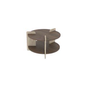 NORDV�RK Oalla - Valn�tt, Travertin salongbord