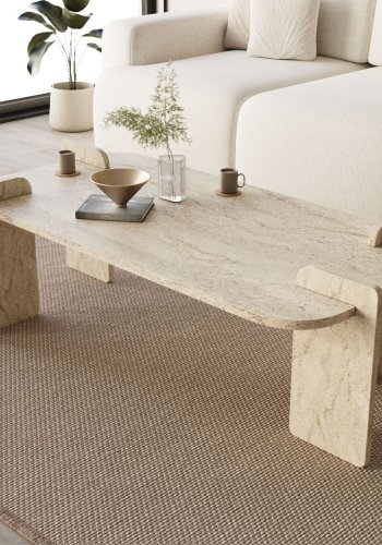 NORDV�RK Lovge - Travertin salongbord