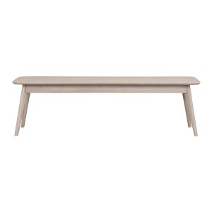 ROWICO Yumi bänk - vitpigmenterad ek (155x40)