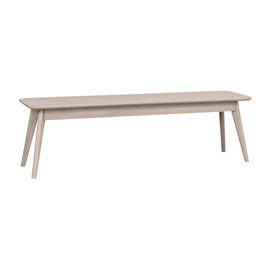 ROWICO Yumi benk - hvitpigmentert eik (155x40)