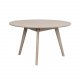 ROWICO rund Yumi sofabord - hvidvasket egetrsfiner og eg (90)