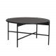 ROWICO rund Skye sofabord - sort egetrsfiner og metal (85)