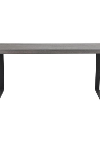 ROWICO Brooklyn spisebord brun tr og sort metal (170x95)