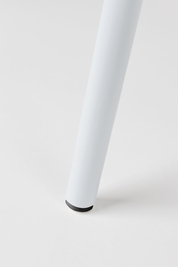 ZUIVER Albert Kuip hagestol, med armlener, stabelbar - hvit aluminium