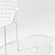 ZUIVER Albert Kuip hagestol, med armlener, stabelbar - hvit aluminium
