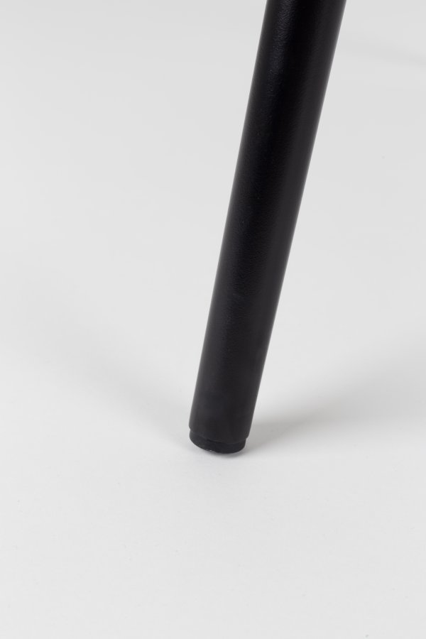 ZUIVER Albert Kuip hagestol, m armlener, stabelbar - sort aluminium