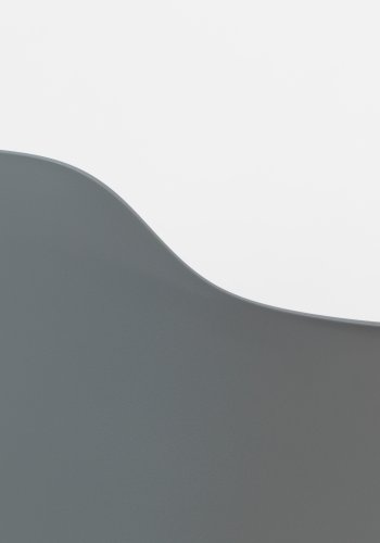 WHITE LABEL LIVING Tango spisebordstol, med armlener - gr polypropylen og stl