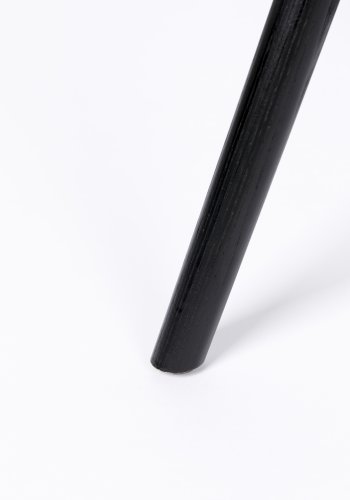 ZUIVER Albert Kuip Soft lnestol, m. armln - lysegr polyester og sort asketr