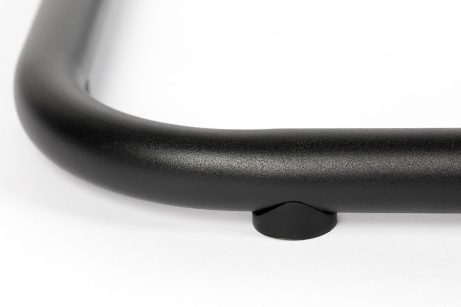 ZUIVER Trst spisebordstol, m. armlen, stablebart - blandet bltt resirkulert PET og sort stl