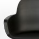ZUIVER Albert Kuip spisebordstol, med armlener - sort plast og sort ask