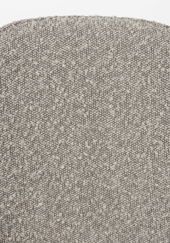 ZUIVER Albert Kuip spisebordsstol, med armlener og svingfunksjon - taupe polyester og taupe aluminium