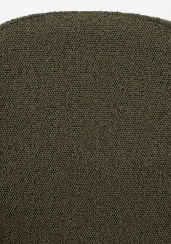 ZUIVER Albert Kuip spisebordsstol, med armlener og svingfunksjon - grnn polyester og grnn aluminium