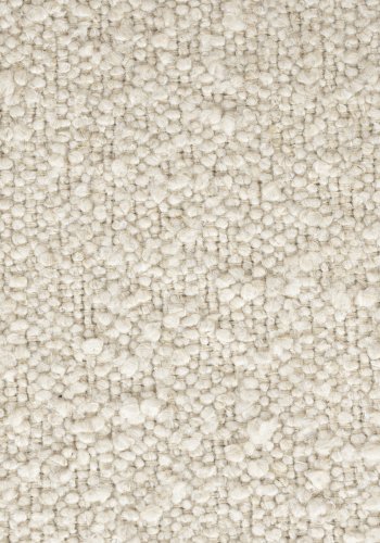 ZUIVER Doulton Svingstol, med armlener - naturlig polyakryl/polyester og sort stl