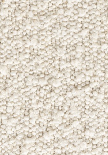 ZUIVER Flexback spisebordstol, med armlener - beige bouclé og naturlig bketre