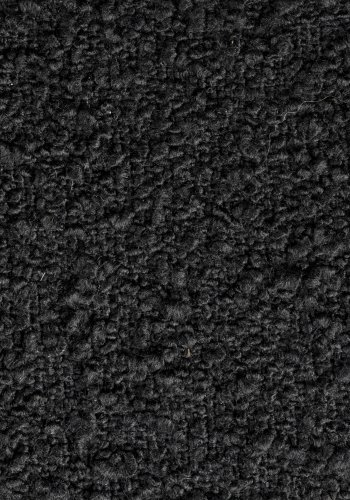 ZUIVER Flexback spisebordstol, m. armlen - svart bouclé og svart bketre