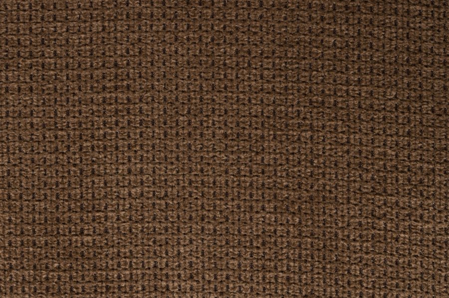 WHITE LABEL LIVING Daley spisebordstol, med armlen - beige/brun polyester og svart jern