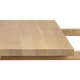 ROWICO Carradale tillgsplade, rektangulr - natur eg (50x100)