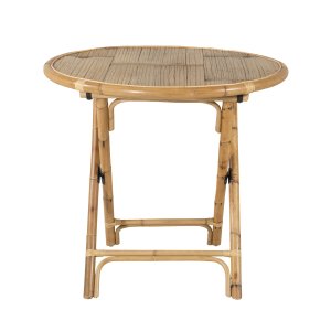 VENTURE DESIGN Cane havebord, rund - natur bambus (80)