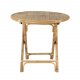 VENTURE DESIGN Cane hagebord, rundt - naturlig bambus (80)