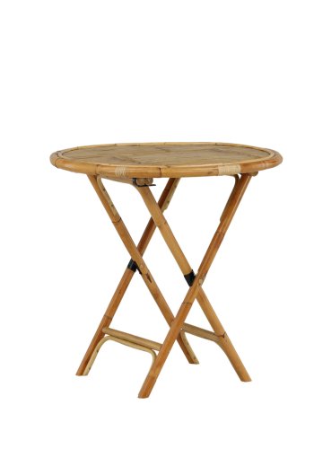VENTURE DESIGN Cane havebord, rund - natur bambus (�80)