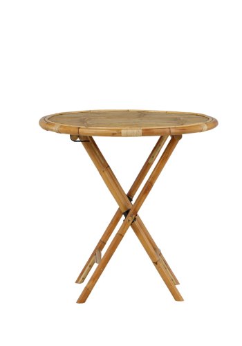 VENTURE DESIGN Cane havebord, rund - natur bambus (�80)