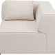 KARE DESIGN Infinity Corner Elements Cream Right modul - creme polyester og polypropylen