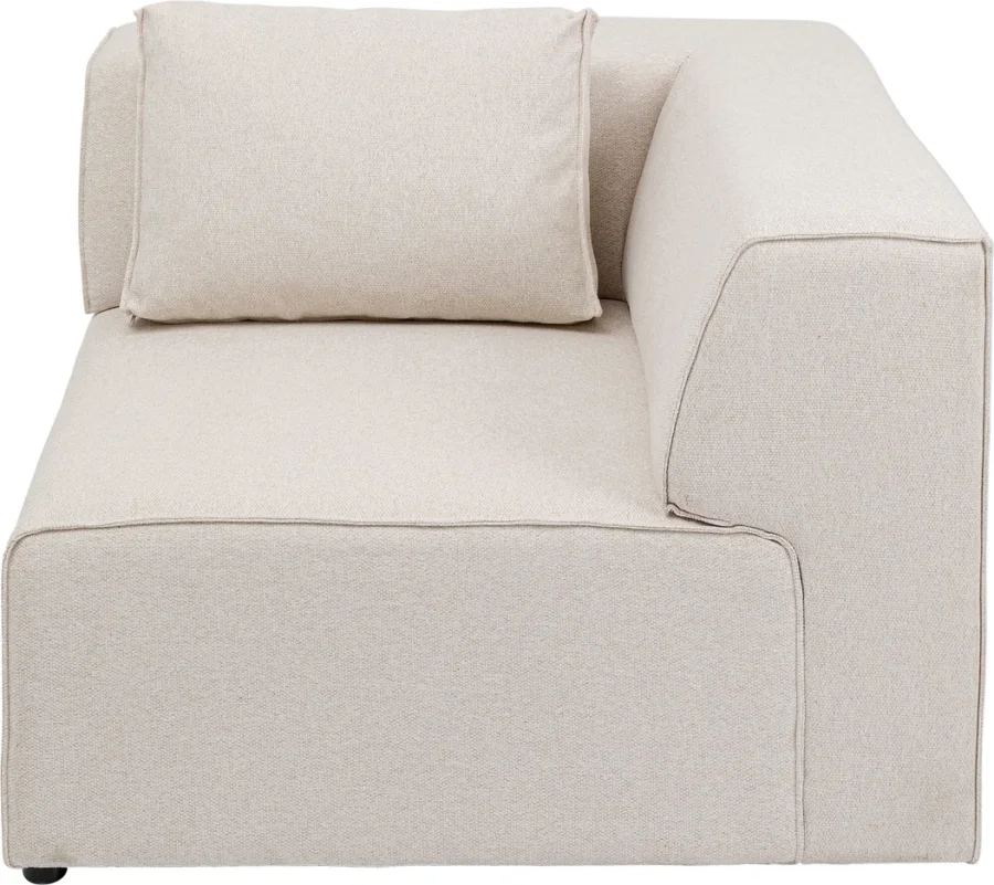 KARE DESIGN Infinity Corner Elements Cream Right modul - creme polyester og polypropylen
