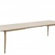 ACT NORDIC Century Spisebord - Naturfarvet tr, hvidpigmenteret eg, m. udtrk, rektangulr, (75x200x100)