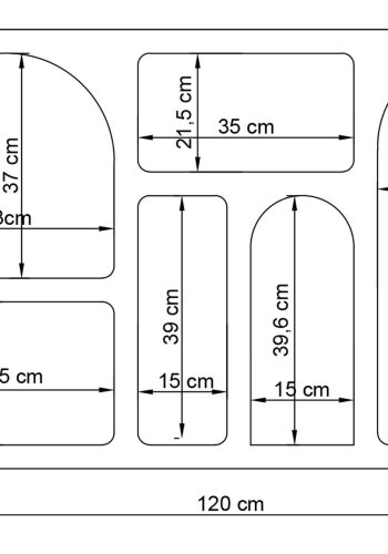NORDV&Auml;RK Liva 120 - Hvit konsoll