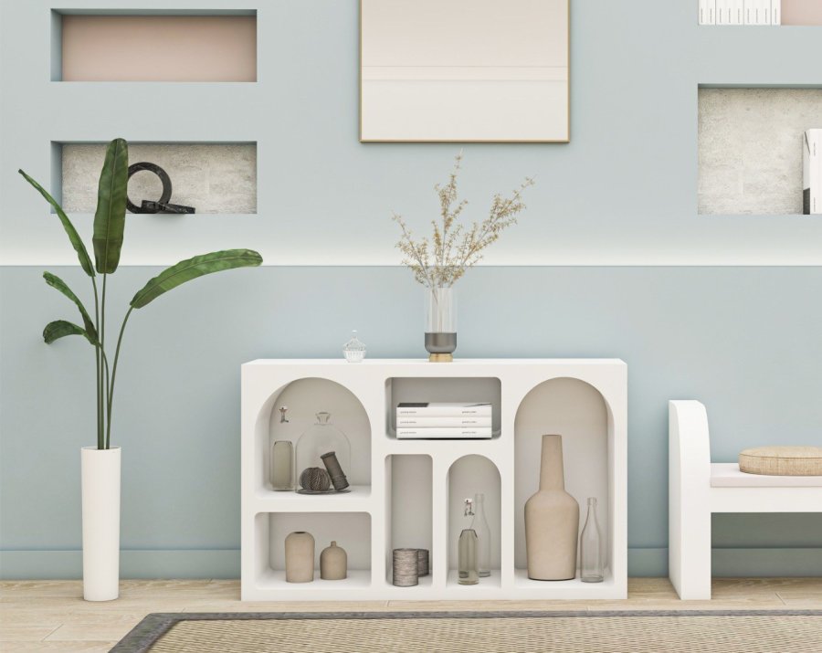 NORDV&Auml;RK Liva 120 - Hvit konsoll